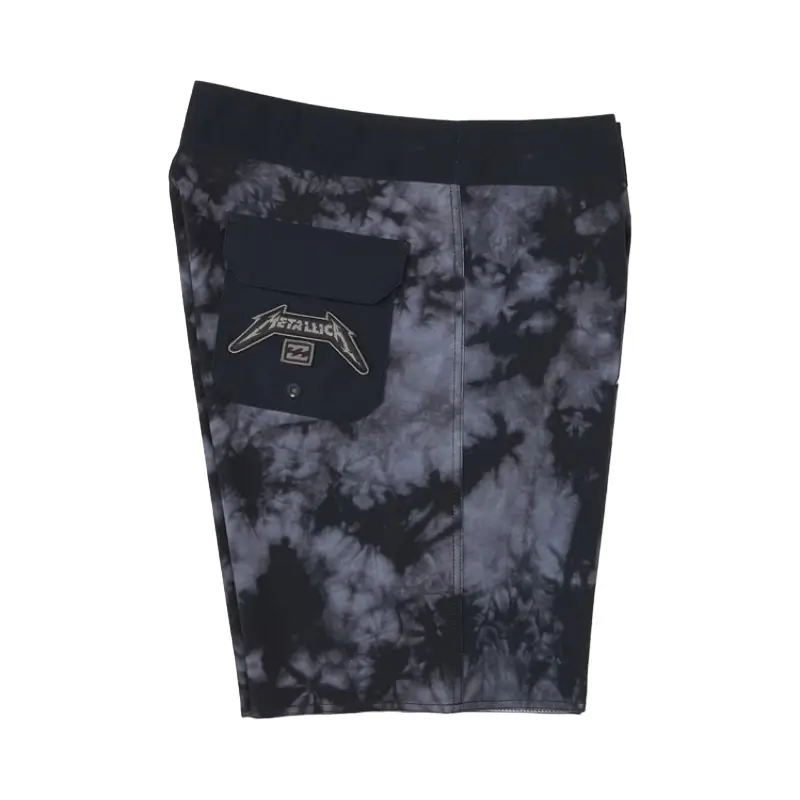 billabong x metallica calções de banho shortest straw 19"