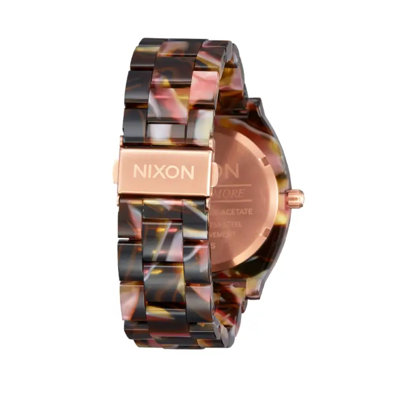 nixon relógio time teller acetate