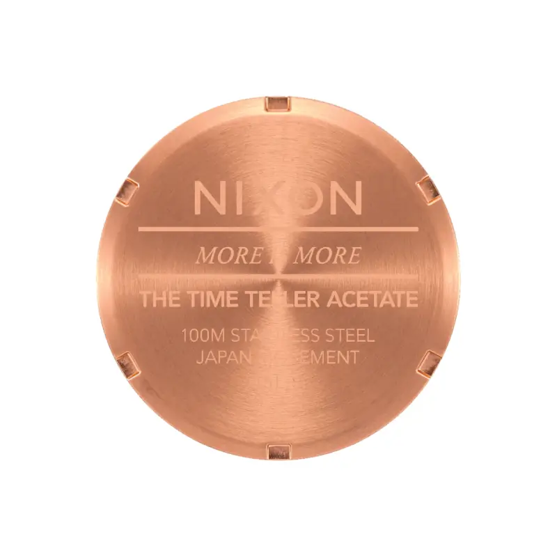 nixon relógio time teller acetate