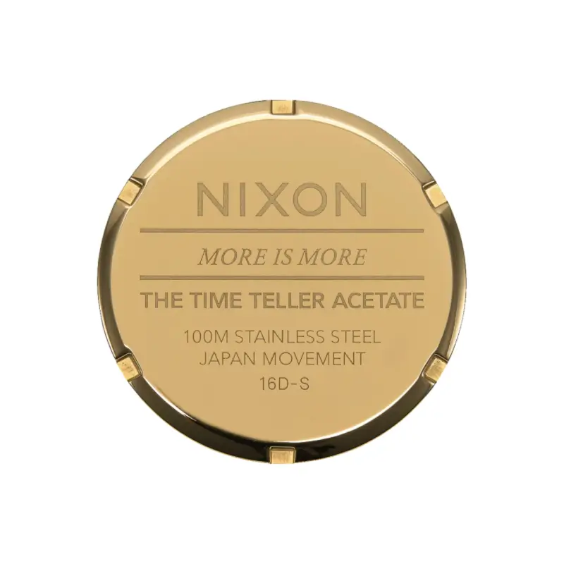 nixon relógio time teller acetate