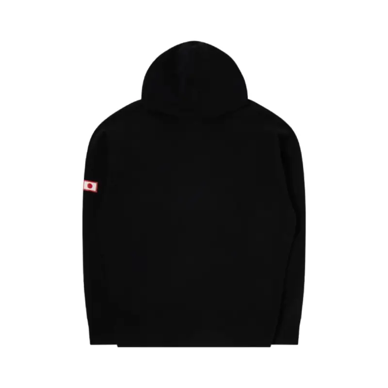 edwin camisola com carapuço katakana retro