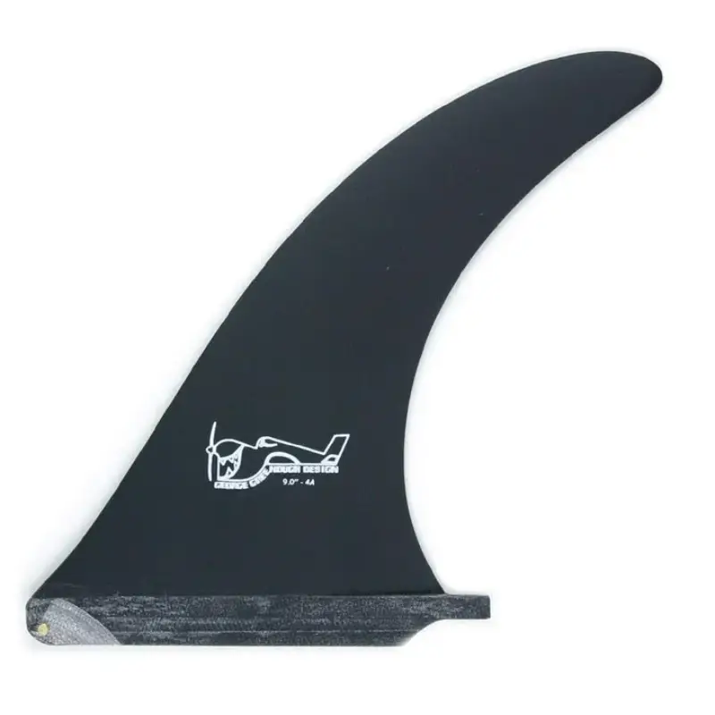 fin longboard true ames greenough 4a 9.75" black