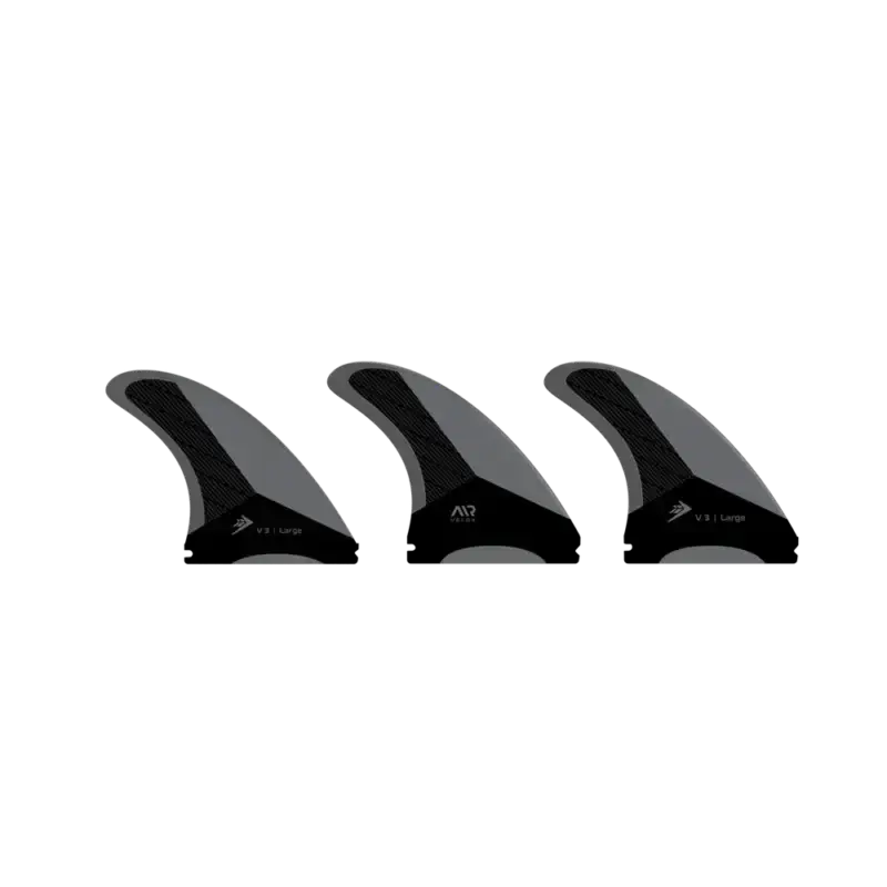FINS FIREWIRE VELOX CHARCOAL 3FIN SET SINGLE TAB LARGE