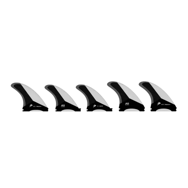 fins firewire velox white 5fin set single tab medium