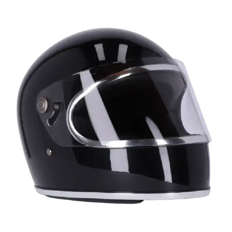 Capacete Roeg Chase preto brilhante