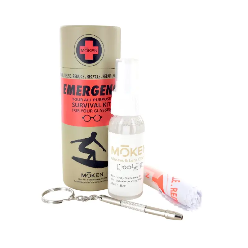 moken vision kit limpeza de óculos