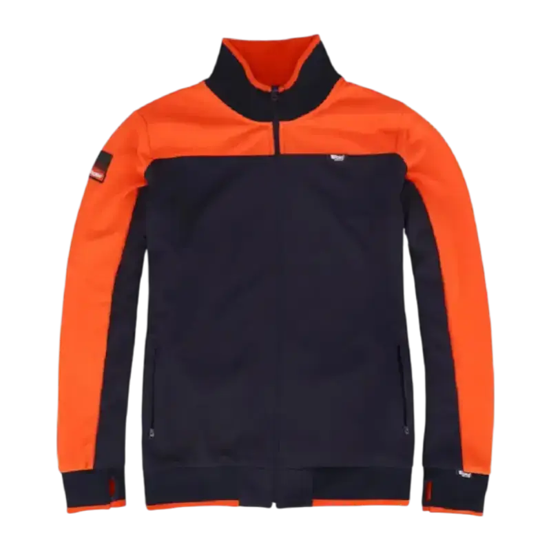 Casaco de corrida Roeg Hank azul marinho/laranja