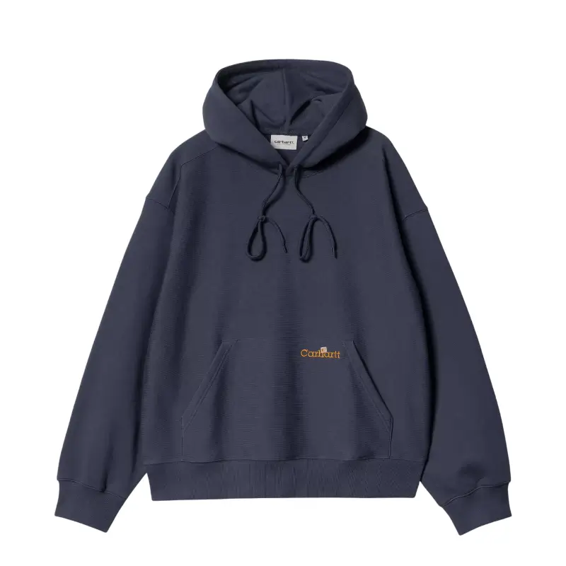 carhartt wip camisola com carapuço label script