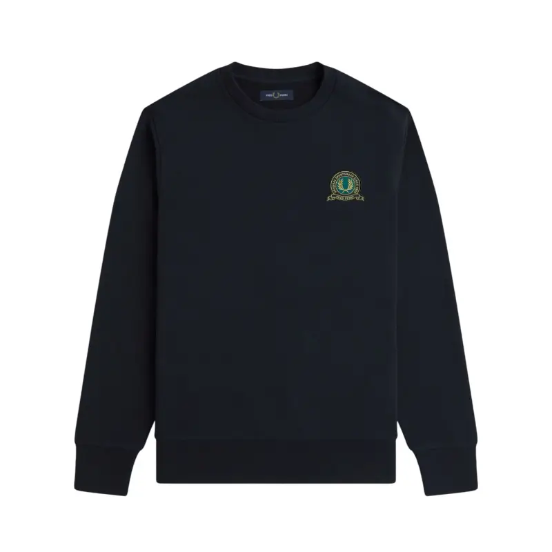 fred perry camisola com emblema de ténis