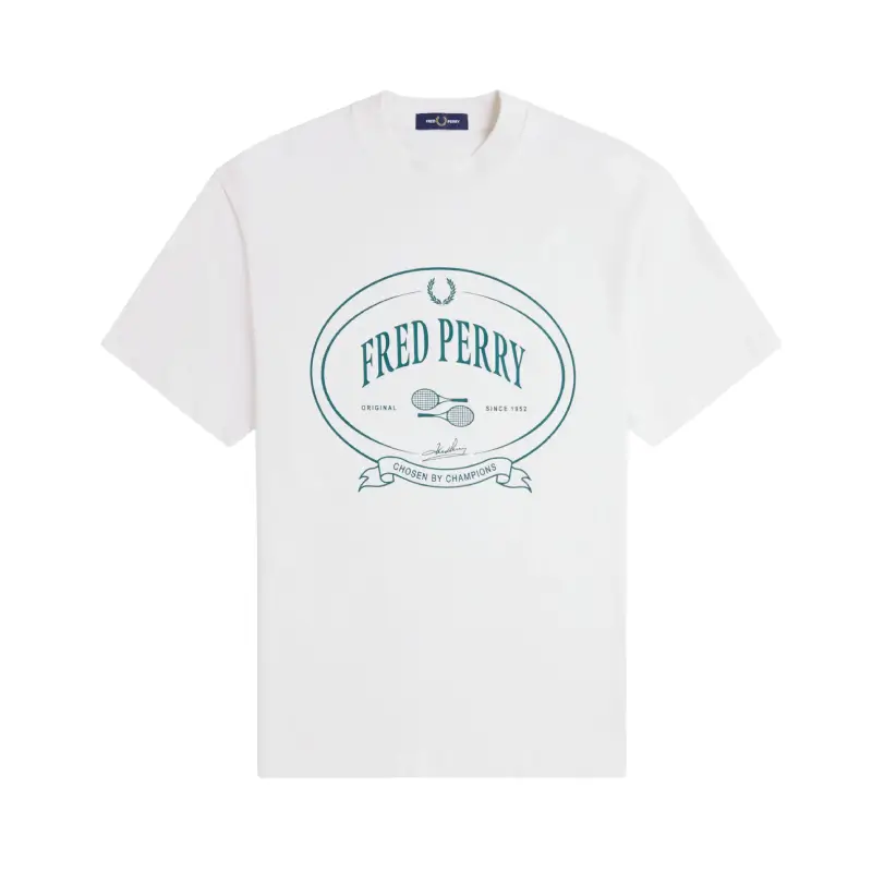 fred perry t-shirt chosen by champions