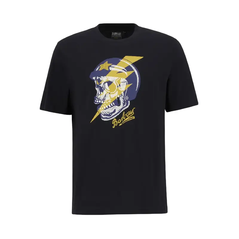 barbour international t-shirt flash graphic