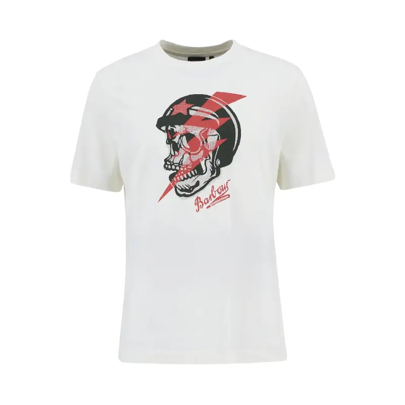 barbour international t-shirt flash graphic