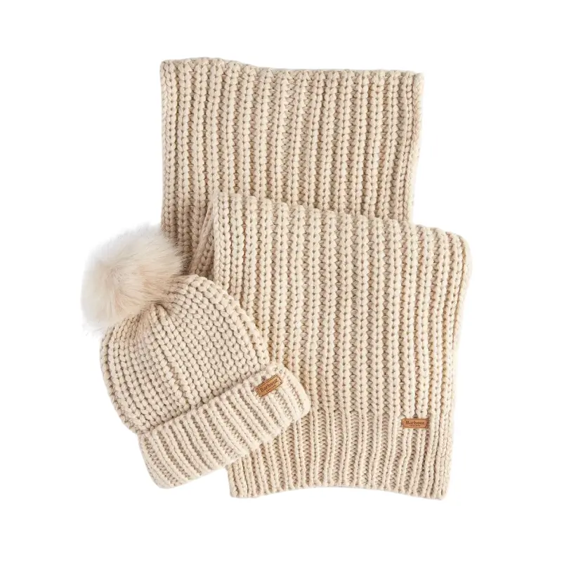 barbour kit gorro+cachecol saltburn