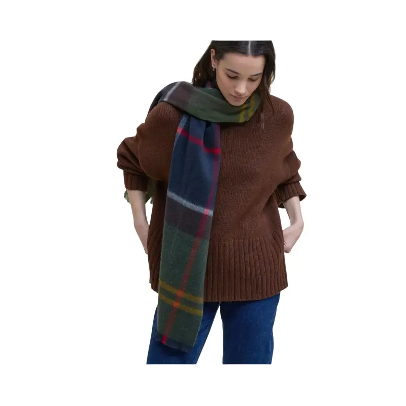 barbour cachecol tartan rosefield