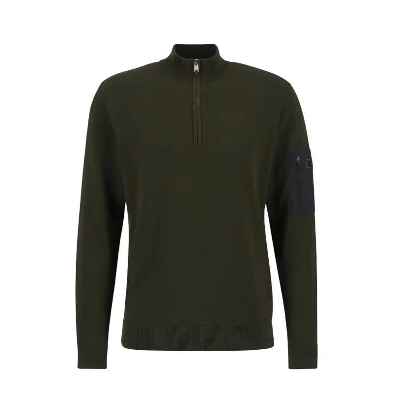 barbour international camisola 1/4 zip blades