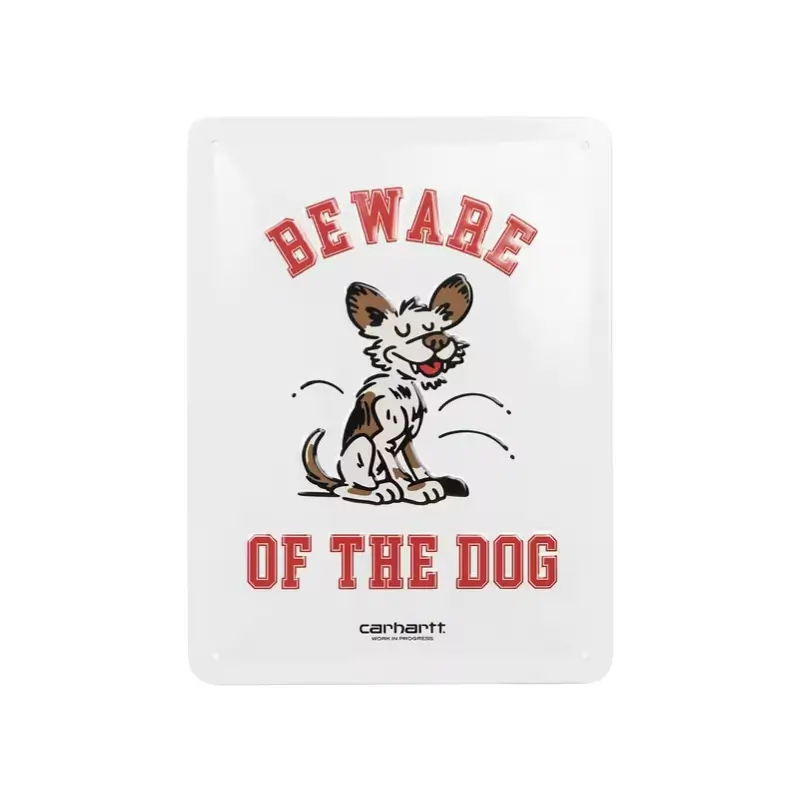 carhartt wip placa wild dog beware