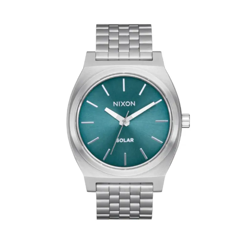 nixon relógio time teller solar 
