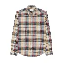 ben sherman camisa slub madras checker