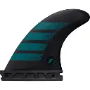 fins future fins f4 alpha thruster - carbon/aqua small