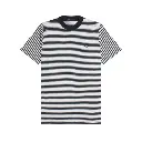 fred perry t-shirt pesada com riscas finas