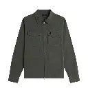 fred perry camisa/casaco em sarja com fecho de correr integral