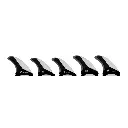 fins firewire velox white 5fin set single tab medium