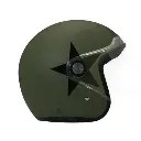 Capacete DMD P1 Jet Verde Estrela