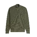 fred perry camisola 1/2 zip com pesponto waffle
