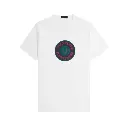 fred perry t-shirt gráfica com emblema de ténis