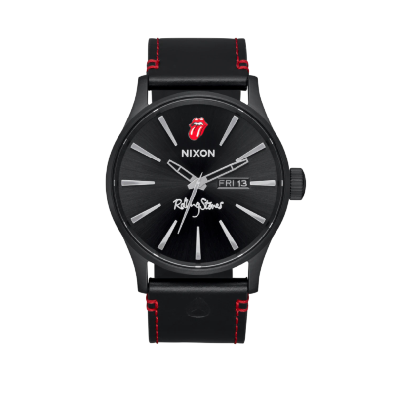 nixon x rolling stones relógio sentry pele