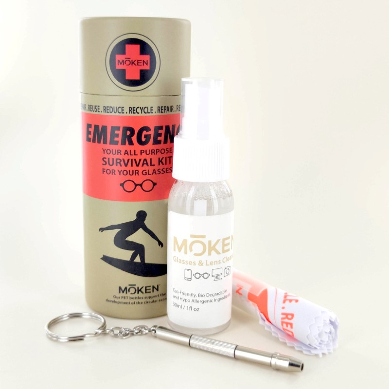 moken vision kit limpeza de oculos