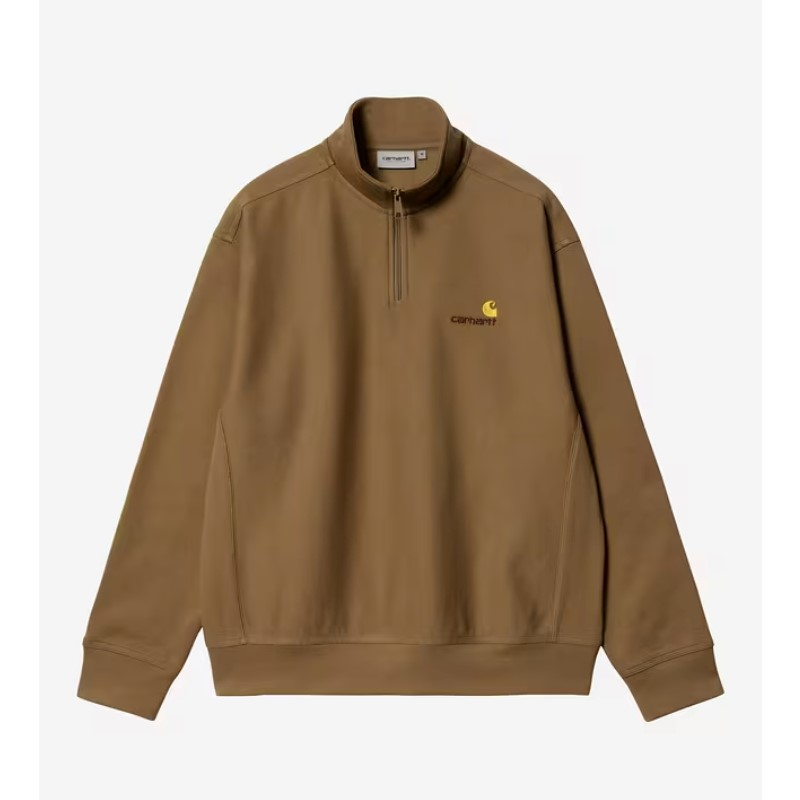 carhartt camisola 1/2 zip american script