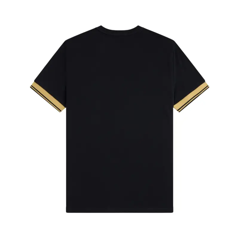 t-shirt fred perry punhos duplos