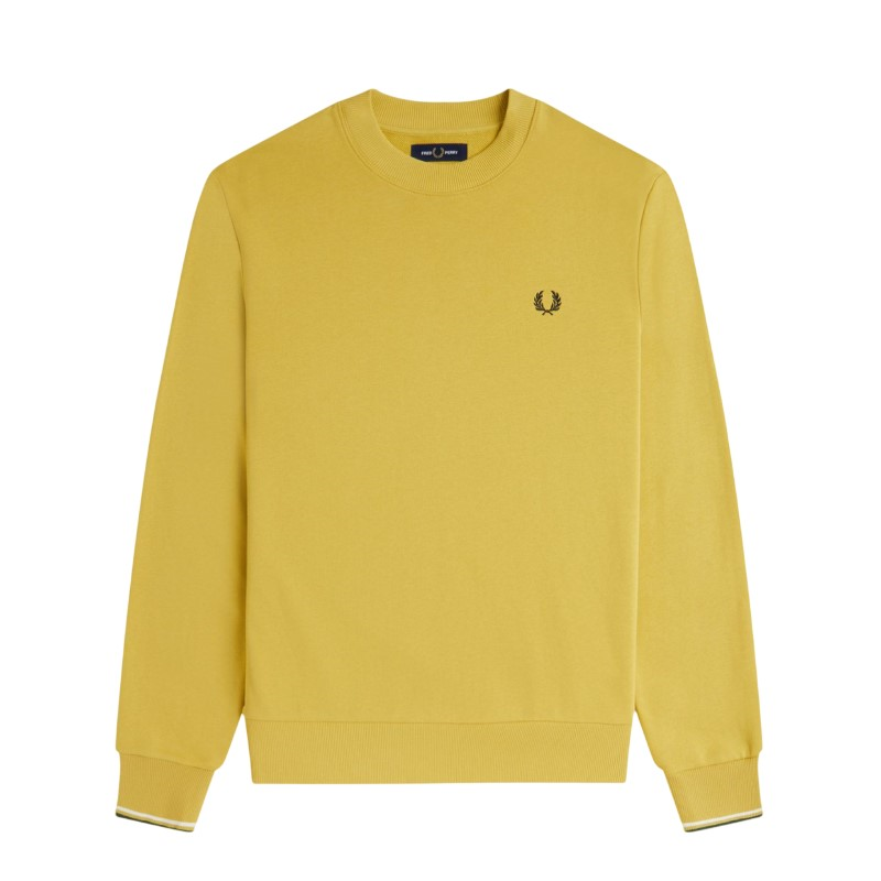 fred perry camisola com gola redonda