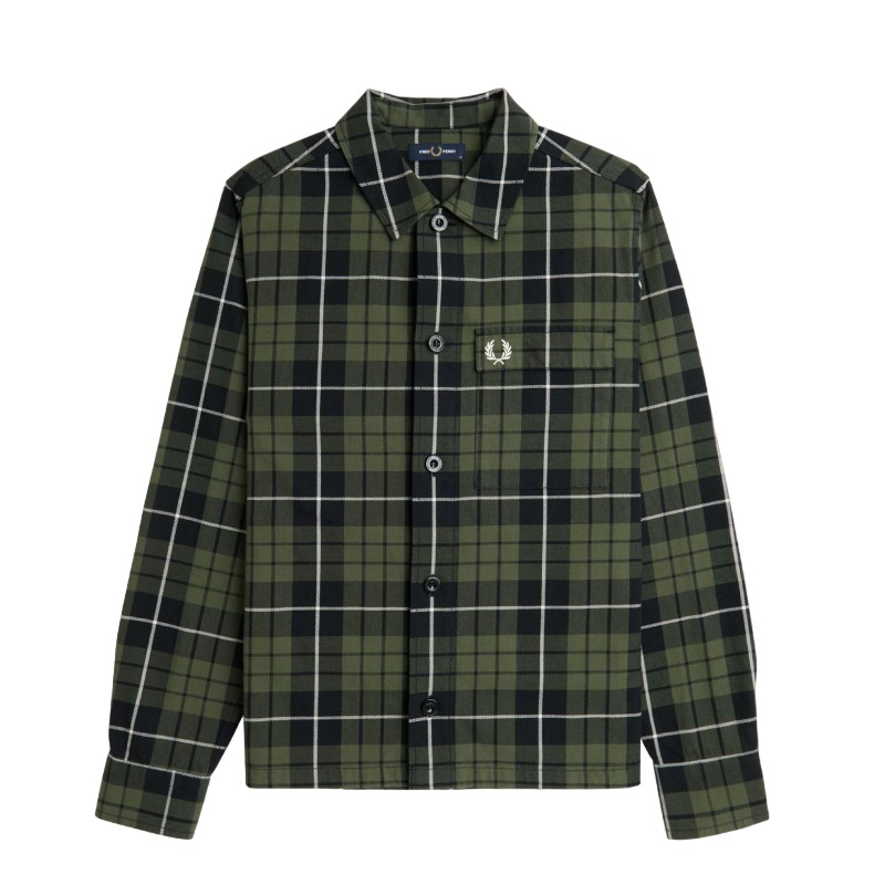 fred perry camisa em xadrez