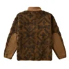 casaco roark campover jacquard sherpa
