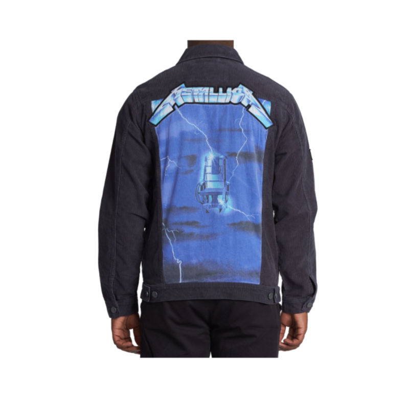 billabong x metallica camisa ride the lightning