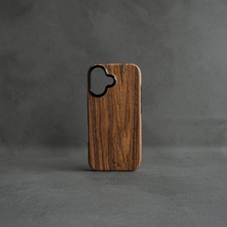 wo design capa iphone wocase 16 walnut