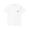 Carhartt WIP T-Shirt com Bolso Heart