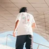 t-shirt Picture Chilanko algodão orgânico casual