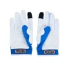 Luvas Deus Ex Machina Enduro MX Gloves em azul e branco, vista da palma