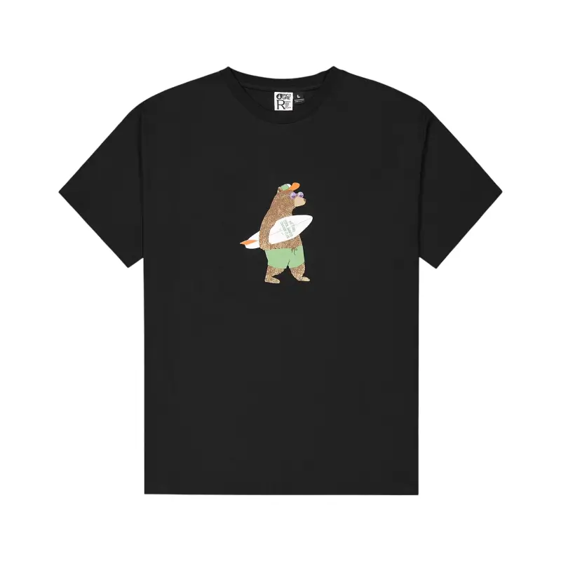 t-shirt Picture Powee algodão orgânico casual