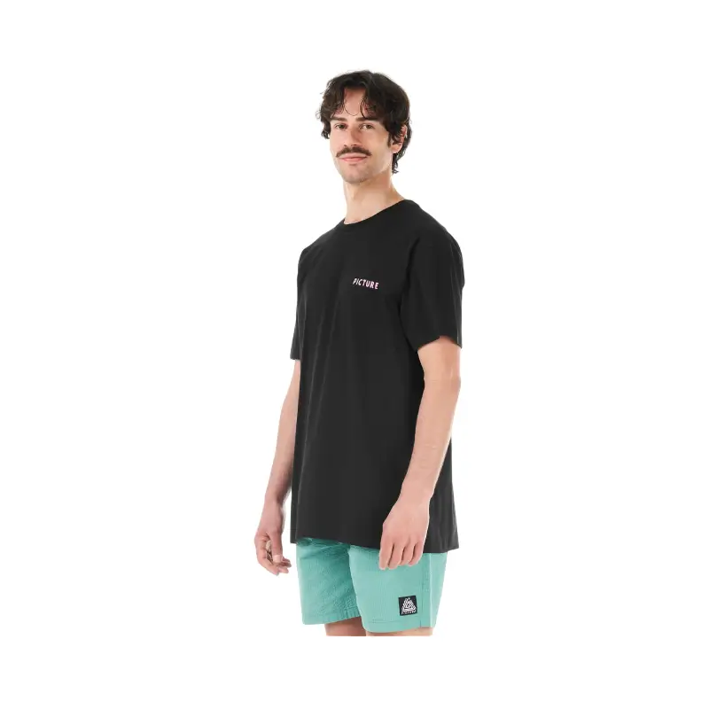 t-shirt Picture Suniseko algodão orgânico casual