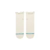 Meias Stance Ruffle Icon Quarter de cano quarter com folho