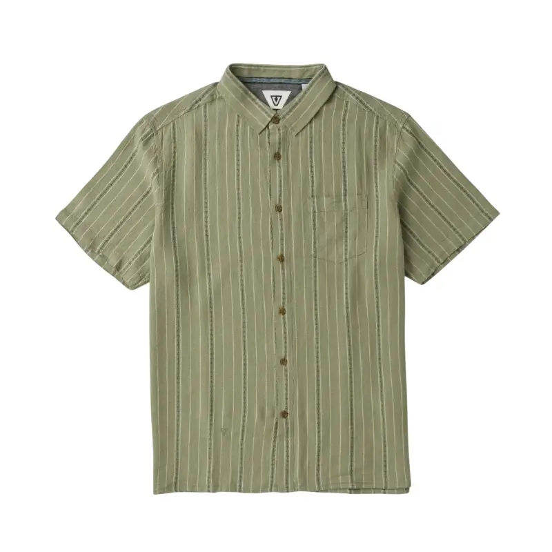 vissla camisa linen pin