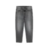 Calças Carhartt WIP Newel em cinzento, vista frontal