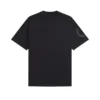T-shirt Fred Perry Reflective Laurel Wreath M3491 em preto, vista traseira