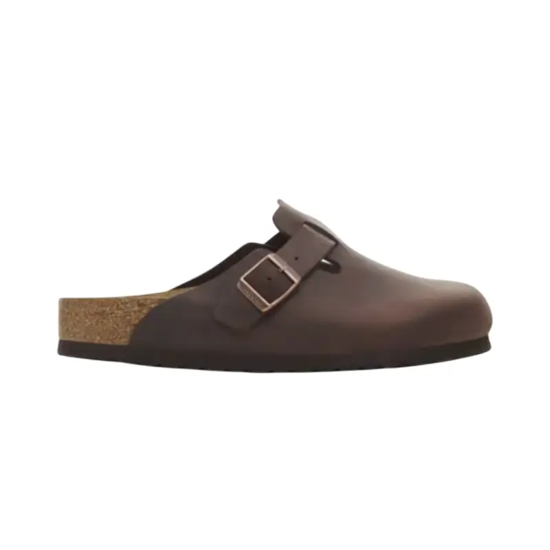 birkenstock chinelo boston soft footbed oiled leather