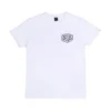 T-shirt Deus Ex Machina Biarritz Address em branco, vista frontal