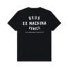 T-shirt Deus Ex Machina Venice Skull Tee em preto, vista traseira